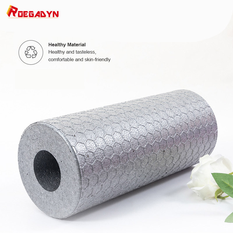 ROEGADYN 33Cm Rolă de masaj pentru yoga Rolă de fitness goală Coloană de yoga Baston de masaj Bloc de yoga Masaj muscular Echipament de gimnastică de yoga