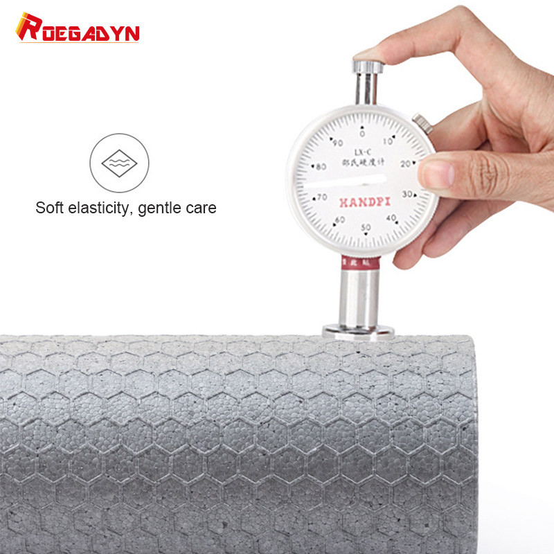 ROEGADYN 33Cm Rolă de masaj pentru yoga Rolă de fitness goală Coloană de yoga Baston de masaj Bloc de yoga Masaj muscular Echipament de gimnastică de yoga