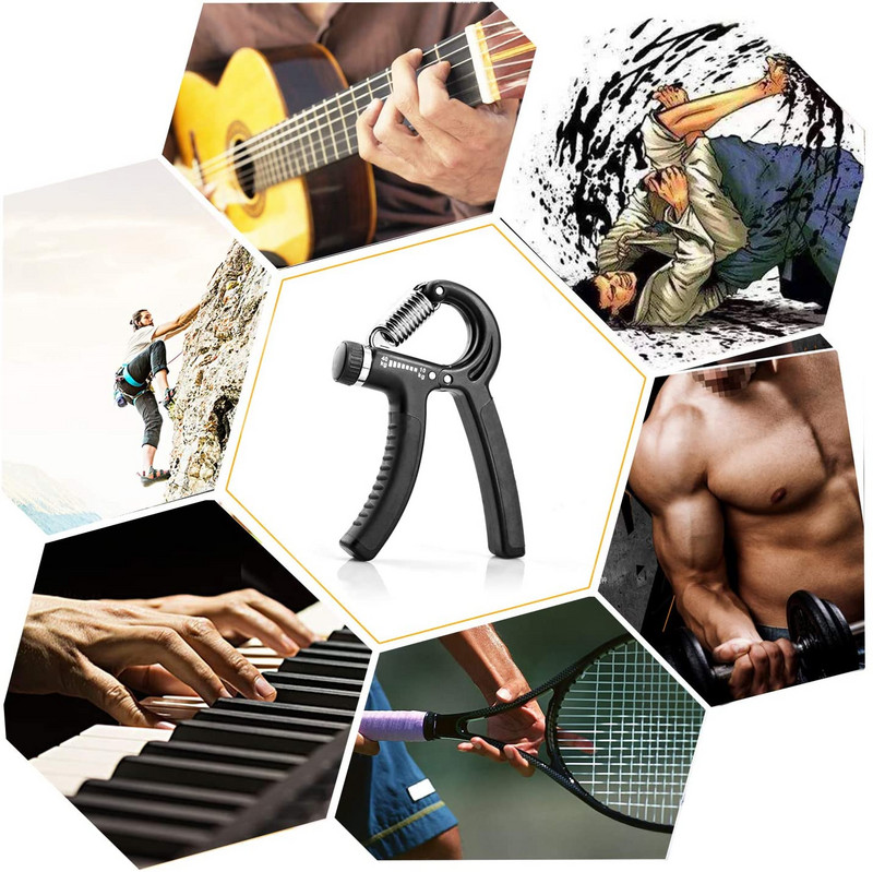 Satveres spēka trenažieris, rokas satvēriena stiprinātājs, apakšdelmu vingrotājs, pirkstu stiprināšanas trenažieris, plaukstas apakšdelma satvēriena treniņš