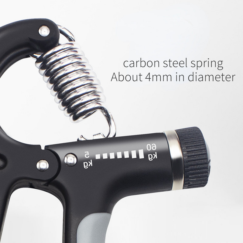 5-60 kg Reguleeritav Heavy Gripper Fitness Käsitreening Käepide Randmetreening Tugevuse suurendamine Vedrusõrme näputäis randmelaiendus