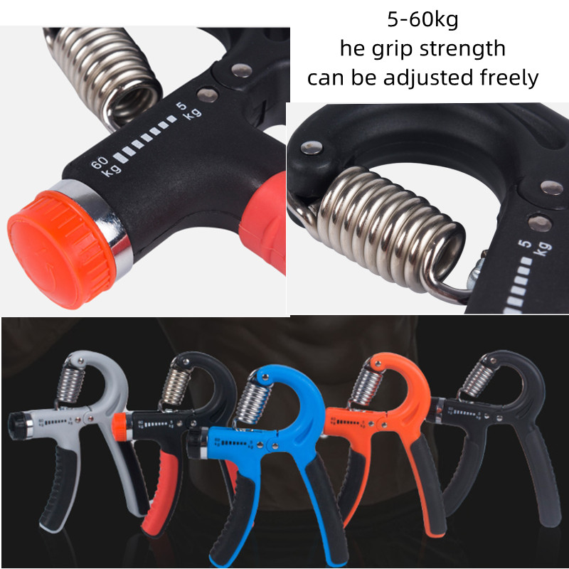5-60 kg Reguleeritav Heavy Gripper Fitness Käsitreening Käepide Randmetreening Tugevuse suurendamine Vedrusõrme näputäis randmelaiendus