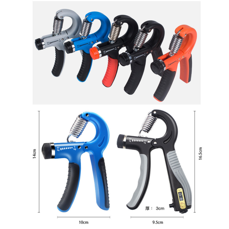 5-60 kg Reguleeritav Heavy Gripper Fitness Käsitreening Käepide Randmetreening Tugevuse suurendamine Vedrusõrme näputäis randmelaiendus