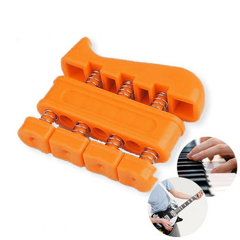 1PC Ръчна ръкохватка Finger Trainer Strengthener Двупосочна пружина Регулируема силова тренировка Пиано Китара Оборудване за пръсти Упражнение Начало