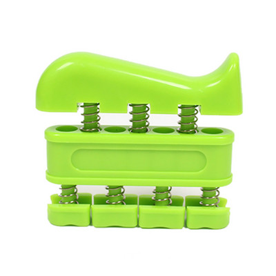 1PC Ръчна ръкохватка Finger Trainer Strengthener Двупосочна пружина Регулируема силова тренировка Пиано Китара Оборудване за пръсти Упражнение Начало