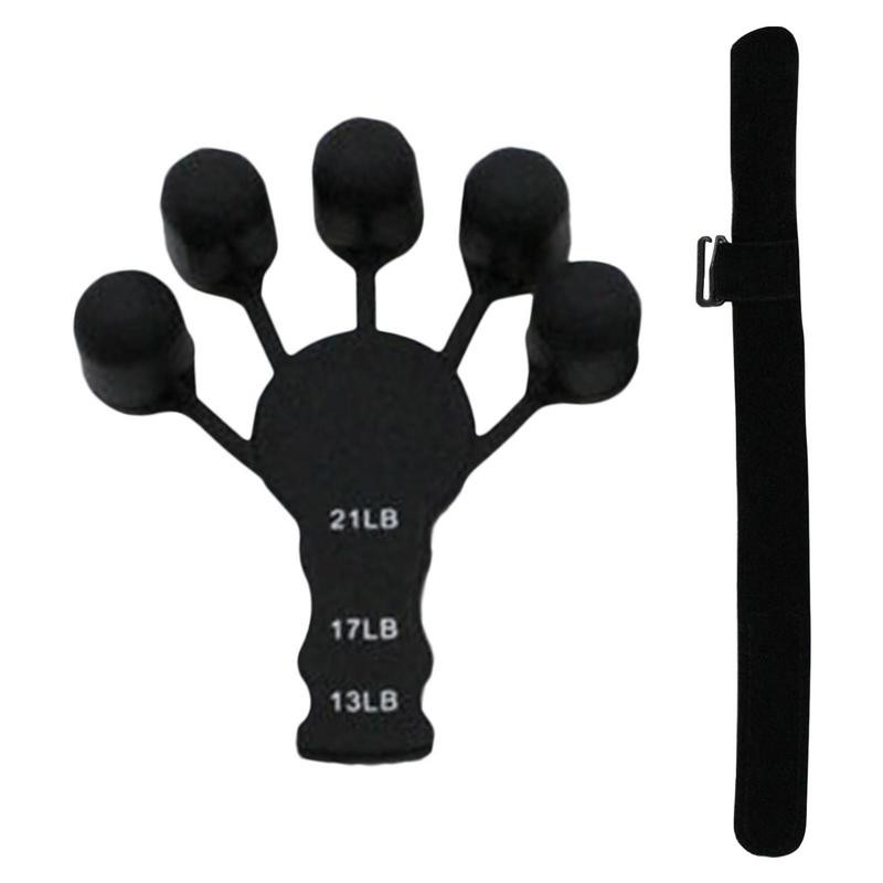 Dispozitiv de prindere din silicon Targa pentru exerciții pentru degete Antrenor pentru prindere de mână Întărește antrenamentul de reabilitare pentru a calma durerea