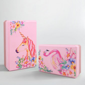 Пяна за йога Подложка за йога Реквизит за пилатес Блокове за тренировка Йога Тухла Йога Блокове Йога Фитнес блок Блокове от пяна Eva