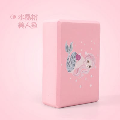Нова мода EVA Yoga Block Brick Training Упражнение Фитнес Спортен инструмент Неплъзгаща се Йога Възглавница Кубове За Йога Разтягане на тялото