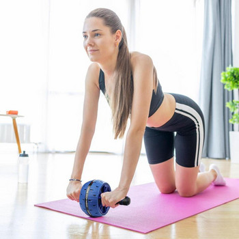 За тренировка за корем Колело за упражнения за коремни силови тренировки Оборудване за тренировки за корем Ролкова машина за корем Упражнение за корем