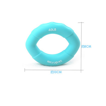 Динамометър Ръкохватки Тренировка за сила на мускулите Гумен пръстен Тренажер Ръкохватка за пръсти Пръстен за захващане Карпален разширител Фитнес