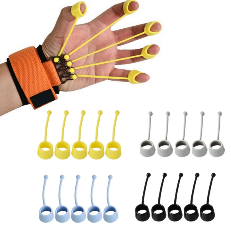 Kaasaskantav sõrmetrenažöör silikoonist sõrme painutuspikendusega treeningseade, praktiline ergonoomiline käepideme tarvikud