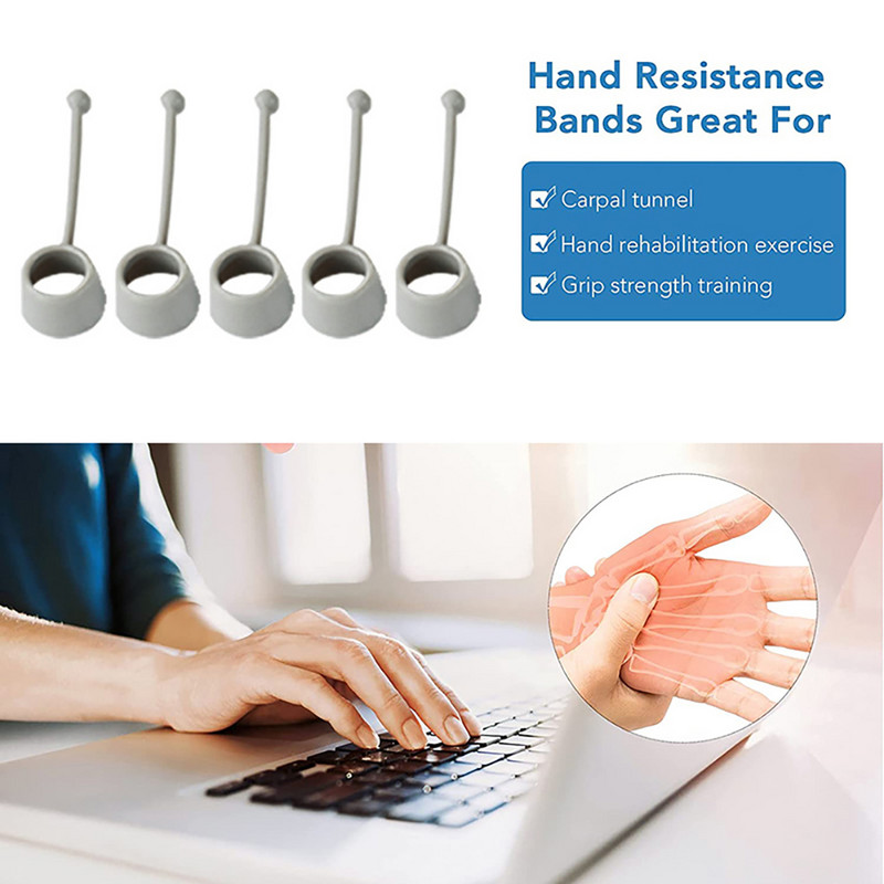 Kaasaskantav sõrmetrenažöör silikoonist sõrme painutuspikendusega treeningseade, praktiline ergonoomiline käepideme tarvikud