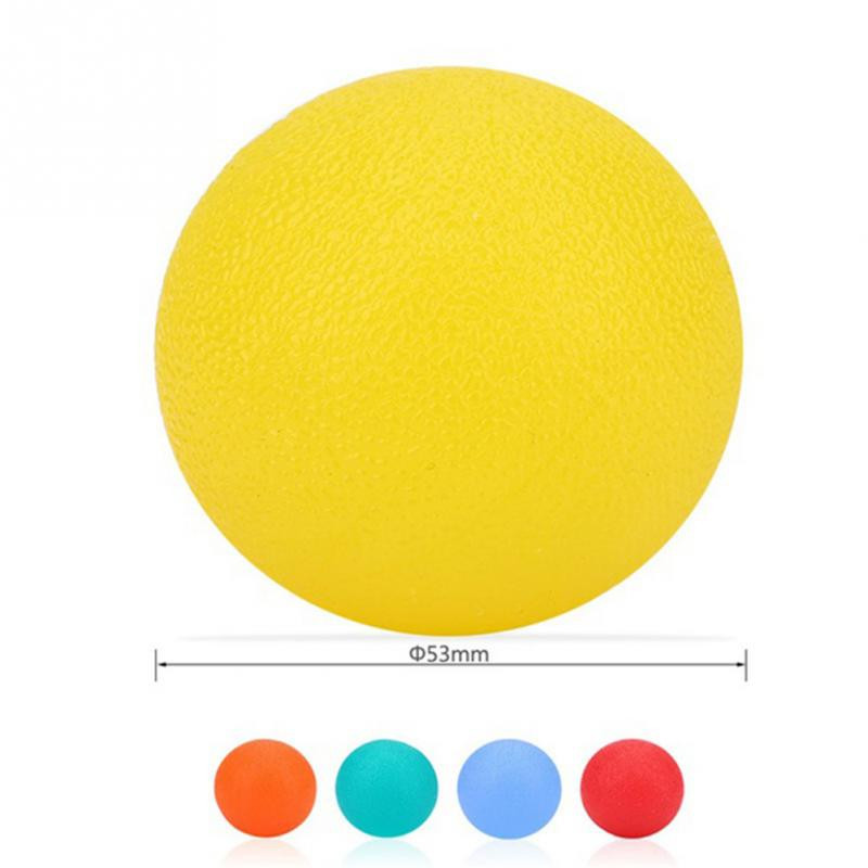 Új szilikon masszázsterápiás markolatlabda kéz ujjerős gyakorlásához stresszoldó dekompressziós labda fitnesz felszerelés #929