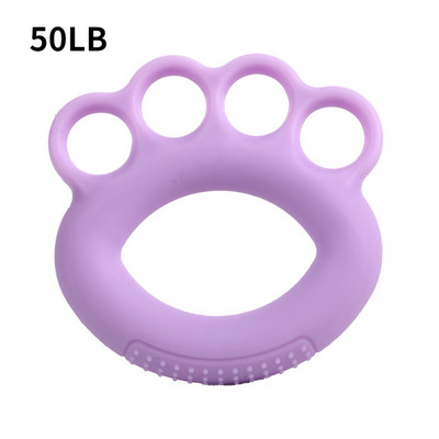 Усилвател на ръкохватката Упражнение за пръсти Силиконов хват Тренажер за сила на хватката Разтегач за пръсти и пръстен за упражнения за ръце