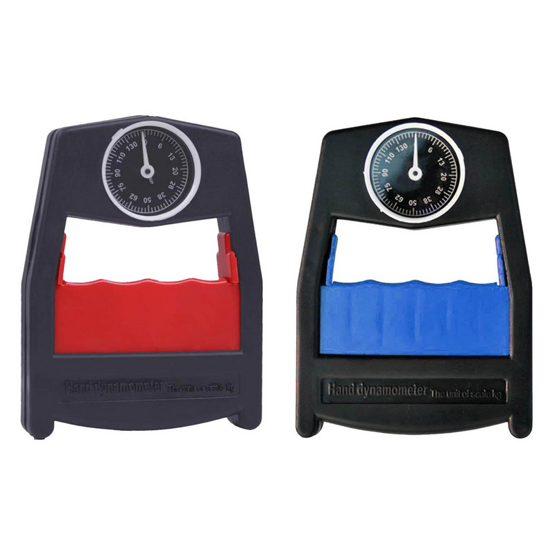 Ергономичен ръчен динамометър Устойчив на износване Носещ измерване на фитнес зала Подобрени мускули Измервател на мощността за ръкохватка 130 кг