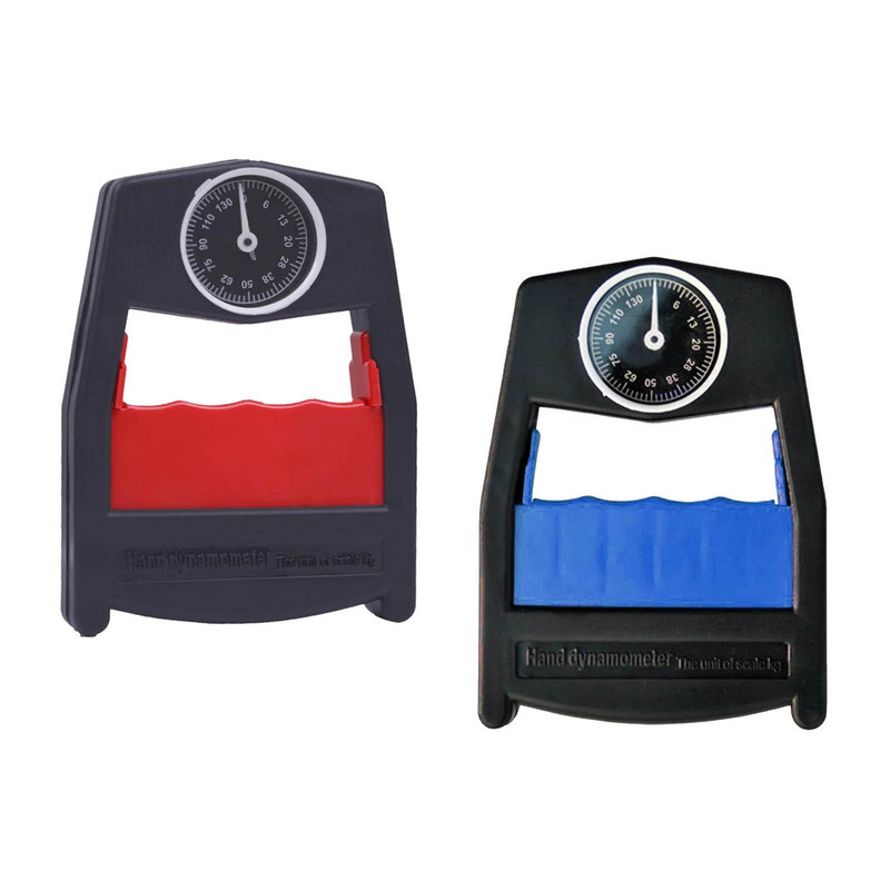 Ергономичен ръчен динамометър Устойчив на износване Носещ измерване на фитнес зала Подобрени мускули Измервател на мощността за ръкохватка 130 кг