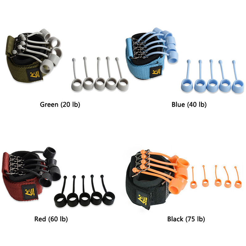20–75 naelane sõrmede haarats, randmetugevustreening, sõrmede käepideme treener, sõrme painutuspikendus, treeniv jõud.