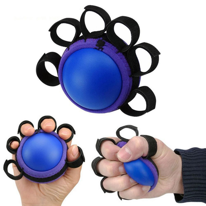Kaasaskantav Finger Grip Ball Finger Expander Five Fingers Massaaž Taastusravi Treening Sõrmejõu Taastav Treener