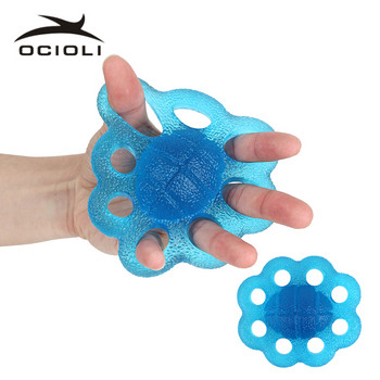 Hot Silicone Hand Grip Ball Finger Rehabilitation Training Finger Strengthener Resistense Pow Carpal Expander Trainers Gripping