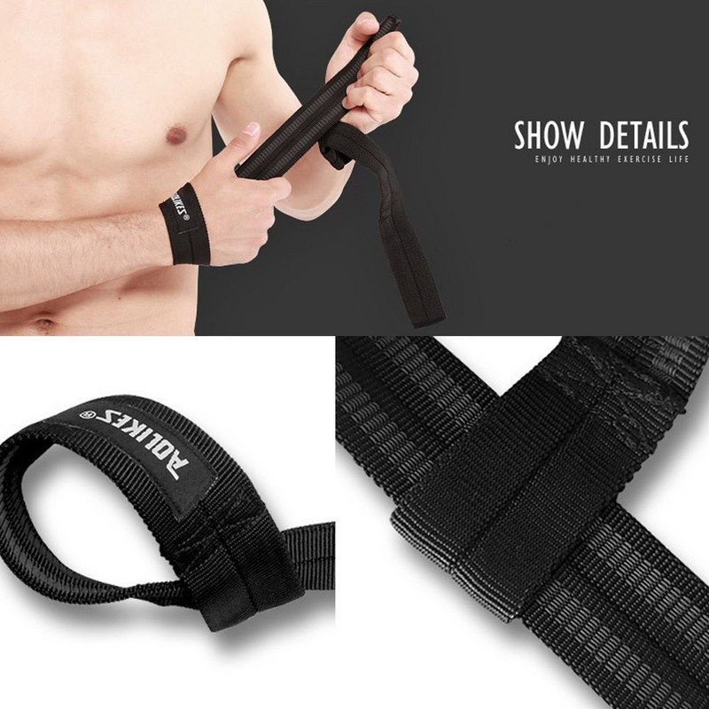 Sport Fitnessi reguleeritav käerihm Professionaalne raskust tõstev kulturismi käepael Sport randme tugi jõusaalirihm