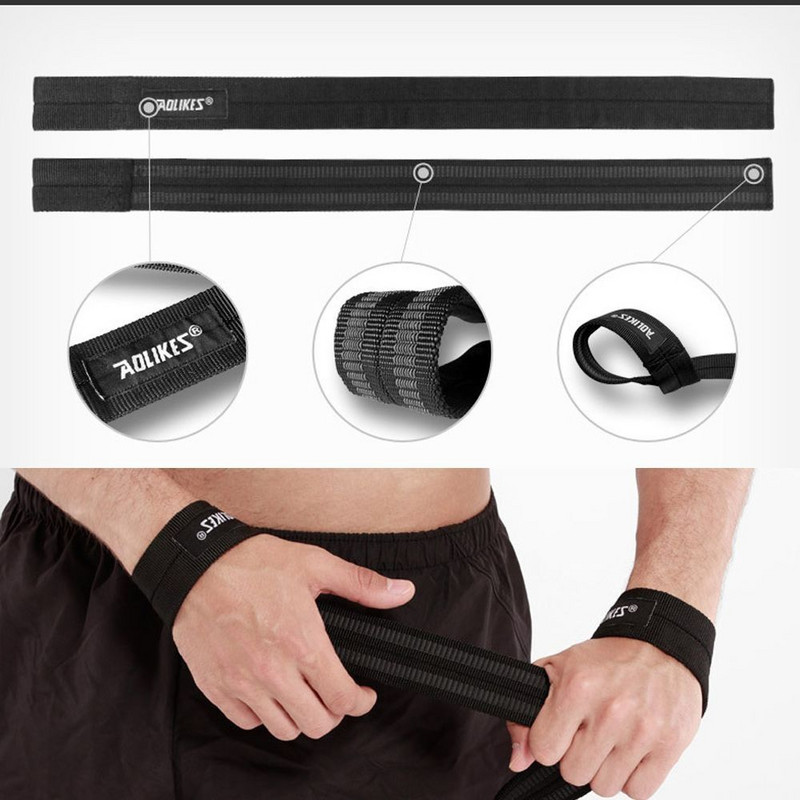 Sport Fitnessi reguleeritav käerihm Professionaalne raskust tõstev kulturismi käepael Sport randme tugi jõusaalirihm