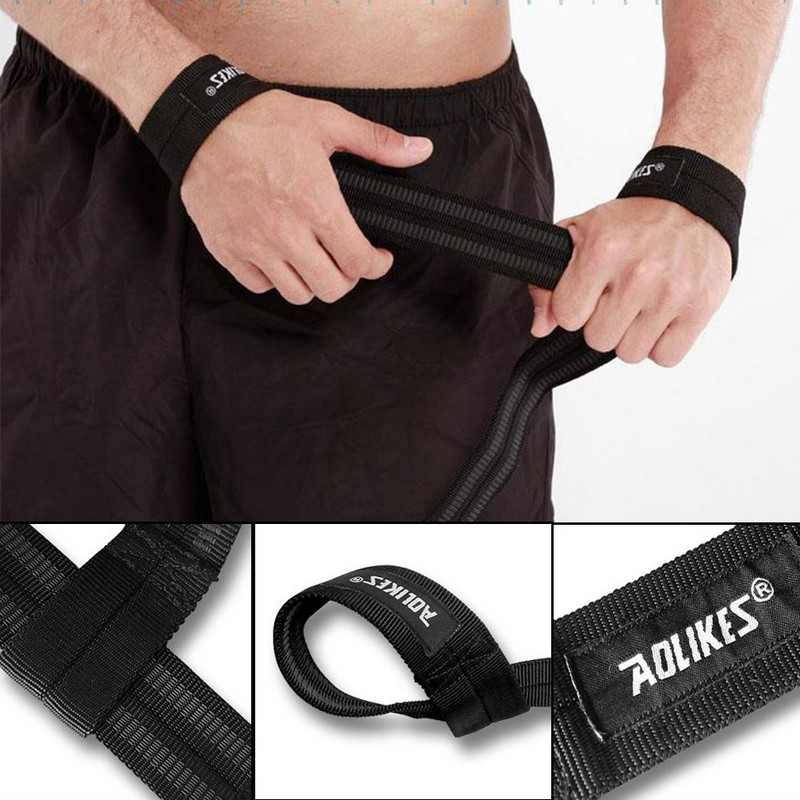 Sport Fitnessi reguleeritav käerihm Professionaalne raskust tõstev kulturismi käepael Sport randme tugi jõusaalirihm