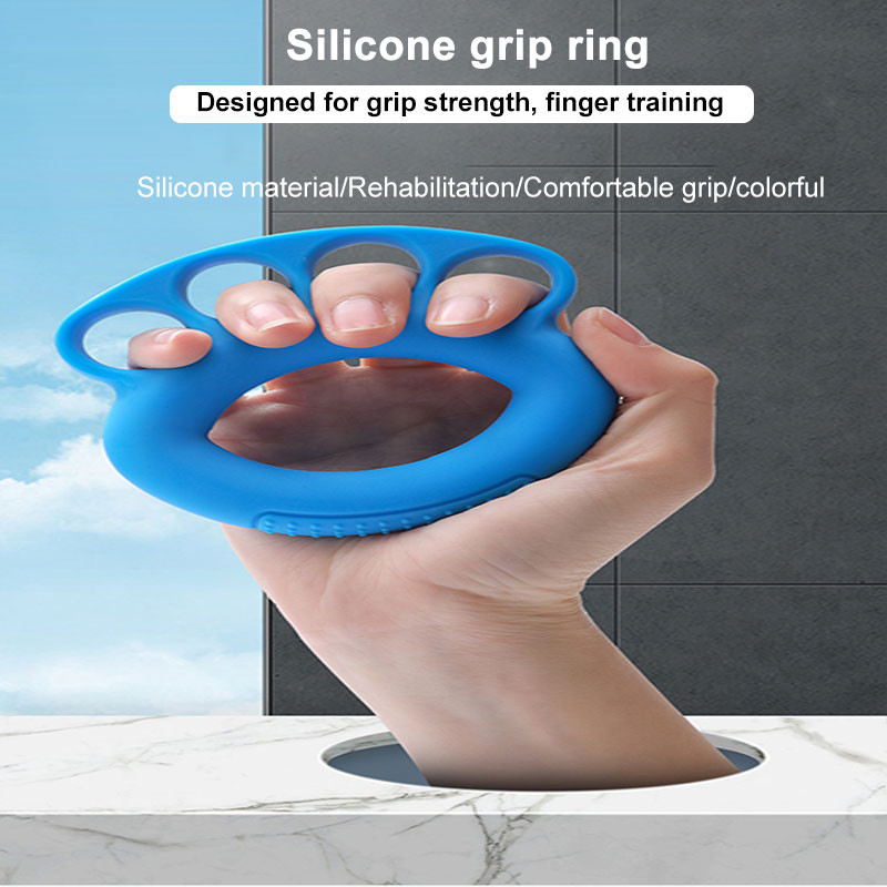 Fitness Käepidemed Sõrmede Taastamiseks Treening Jõutreening Libisemiskindel silikoonhaarderõngas Kodu Haardejõu varustus