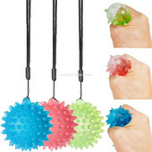 Ümmarguse sõrmega käepidemega massaažipall Reguleeritav käepideme treenimiskäepide käepideme käepideme laiendaja massaažipall