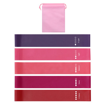 Fitneso elastinės varžos juostos Namų treniruotės jogos sporto pasipriešinimo juostos Tempimo Pilateso Crossfit treniruotės treniruoklių salės įranga