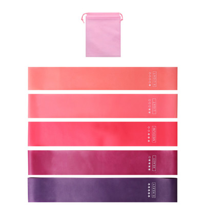 Fitneso elastinės varžos juostos Namų treniruotės jogos sporto pasipriešinimo juostos Tempimo Pilateso Crossfit treniruotės treniruoklių salės įranga