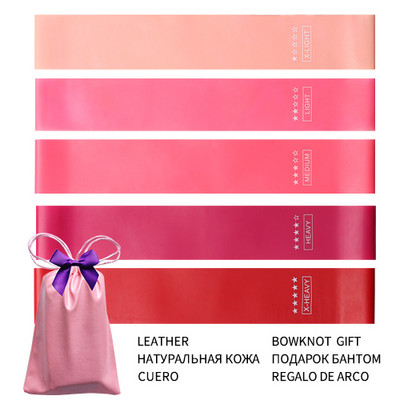 Fitneso elastinės varžos juostos Namų treniruotės jogos sporto pasipriešinimo juostos Tempimo Pilateso Crossfit treniruotės treniruoklių salės įranga