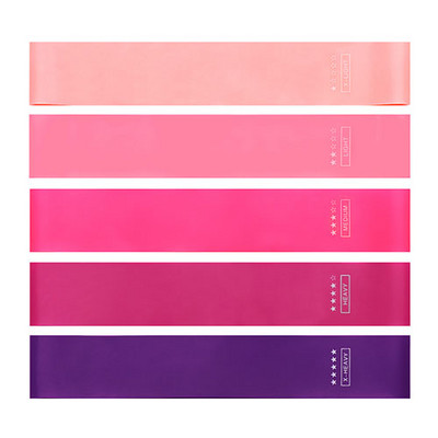 Fitneso elastinės varžos juostos Namų treniruotės jogos sporto pasipriešinimo juostos Tempimo Pilateso Crossfit treniruotės treniruoklių salės įranga