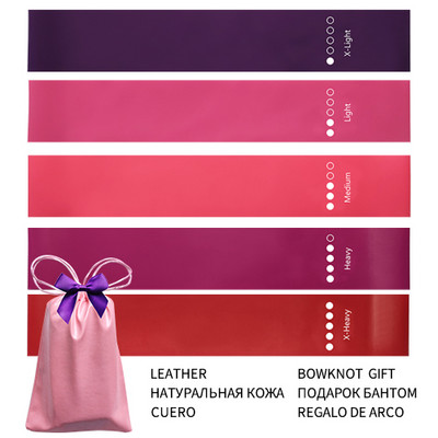 Fitneso elastinės varžos juostos Namų treniruotės jogos sporto pasipriešinimo juostos Tempimo Pilateso Crossfit treniruotės treniruoklių salės įranga