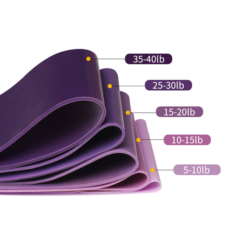 Fitneso elastinės varžos juostos Namų treniruotės jogos sporto pasipriešinimo juostos Tempimo Pilateso Crossfit treniruotės treniruoklių salės įranga
