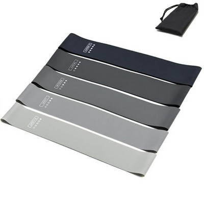 5 vnt. / rinkinys Jogai atsparios guminės juostos, išplečiamieji diržai, kultūrizmo, kūno rengybos įranga, pilateso sporto treniruotės, treniruotės, elastinės juostos