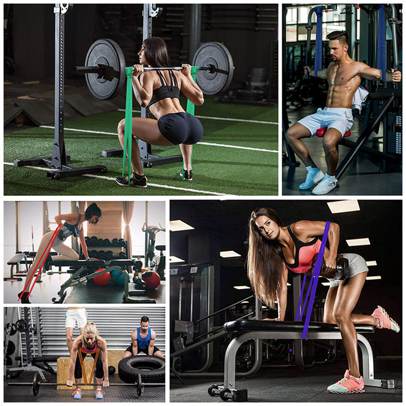 Ζώνες αντίστασης Άσκηση Ελαστικό φυσικό λατέξ Προπόνηση Λαστιχένια θηλιά αντοχής ελαστικό γυμναστήριο Εξοπλισμός γυμναστικής Προπόνηση Expander
