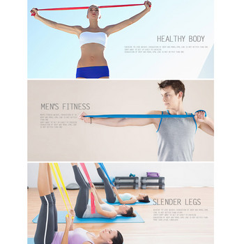 Еластична лента за йога физиотерапия, еластична лента за фитнес зала, въже за тренировки за спортно разтягане, фитнес оборудване, аксесоари за фитнес зала