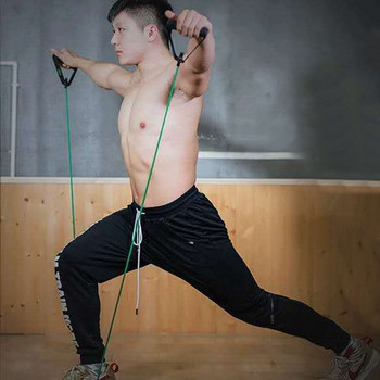 5 Επίπεδα Elastic Band Yoga Pull Rope Elastic Gym Fitness Exercise Tube Band with Handles for Home Workouts Προπόνηση δύναμης