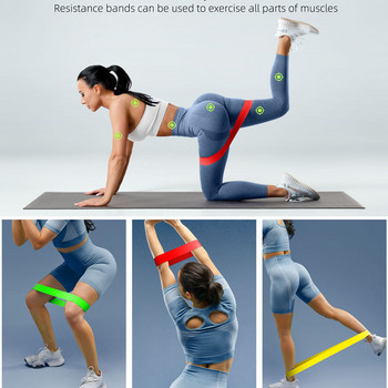 WorthWhile Gym Fitness Resistance Bands for Yoga Stretch Pull Up Assist Гумена дъвка Crossfit Упражнение Обучение Тренировка Оборудване