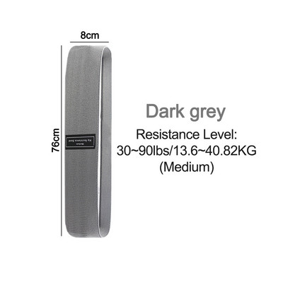 105 lb Set remenčića s dugim otporom, uniseks elastične trake za fitness i jogu, trake za krug oko kukova, trake za čučnjeve, oprema za vježbanje u teretani za dom