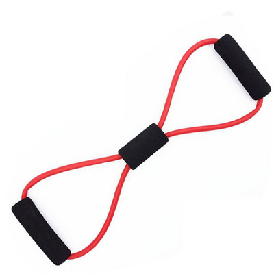 8 Word Fitness Yoga Bandă elastică TPE Rezistenta la gingii Benzi de cauciuc Fitness Fitness Equipment Expander Antrenament Sală de exercițiu Tren