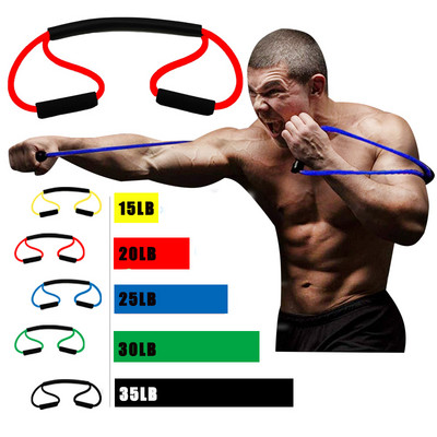 Shadow Boxing Resistance Bands Гумени скоростни тренировки Въже за дърпане Муай Тай Карате Силови тренировки за ръце за домашна тренировка във фитнеса