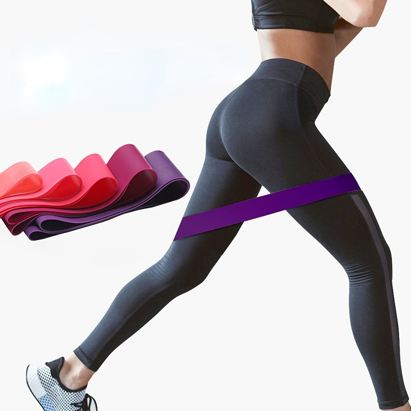 Lateks vastupidavuspaelad Jooga pingutusrihmad 5 taseme treening elastsed ribad jõutreening Jõusaali varustus Fitness elastsed ribad