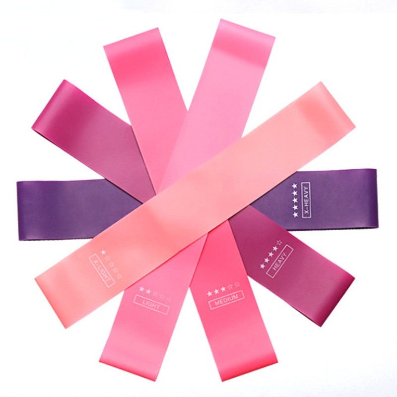 Lateks vastupidavuspaelad Jooga pingutusrihmad 5 taseme treening elastsed ribad jõutreening Jõusaali varustus Fitness elastsed ribad