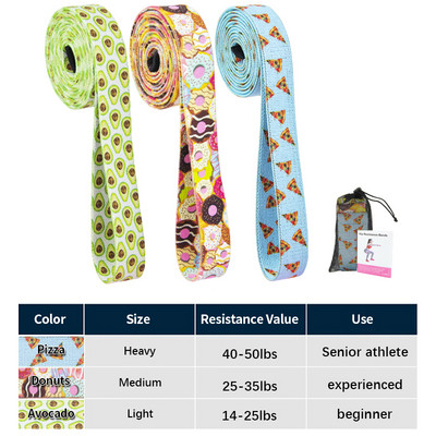 Csizmaszövet Ellenálló szalagok Csípőgyakorlat hurkok Rugalmas szalagok Fitnesz Edzőtermi felszerelés Sport Lábak Fenék és comb edzés