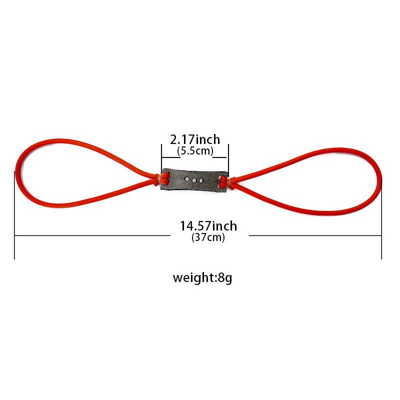 3 TK/6 TK/ 9 TK Slingshot Hunting Võimas elastne ümmargune kummipael, katapult välilaskmise tarvikute jaoks