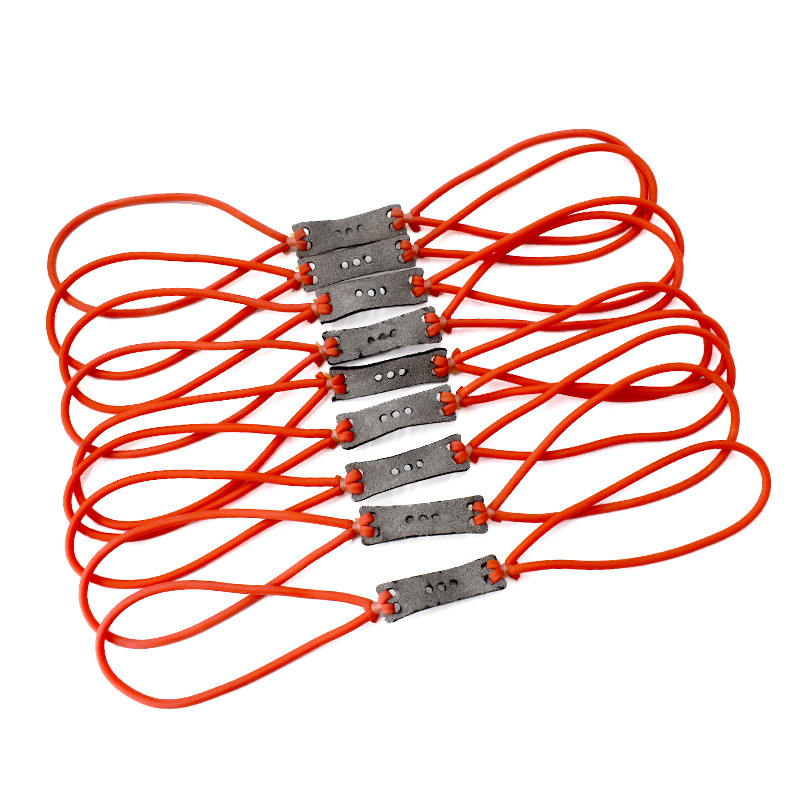 3 TK/6 TK/ 9 TK Slingshot Hunting Võimas elastne ümmargune kummipael, katapult välilaskmise tarvikute jaoks