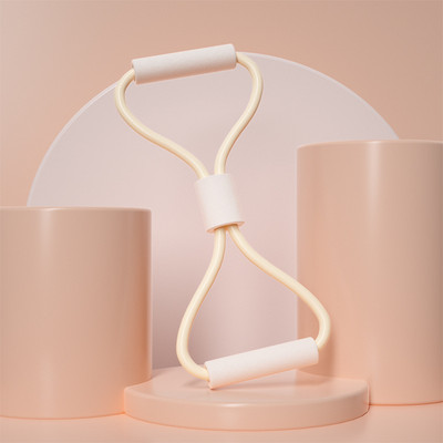 Kuuma jooga vastupanupaelad 8 sõnaga rindkere laiendaja jõusaali treeninguid lihaseid treenivad kummist elastsed ribad sporditreeninguteks