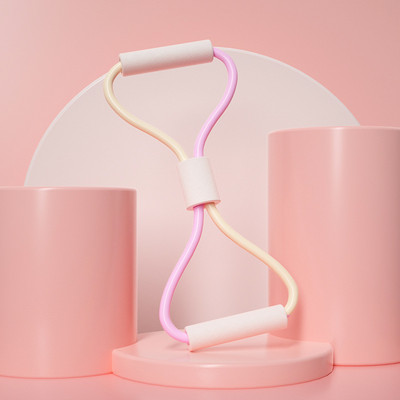 Kuuma jooga vastupanupaelad 8 sõnaga rindkere laiendaja jõusaali treeninguid lihaseid treenivad kummist elastsed ribad sporditreeninguteks