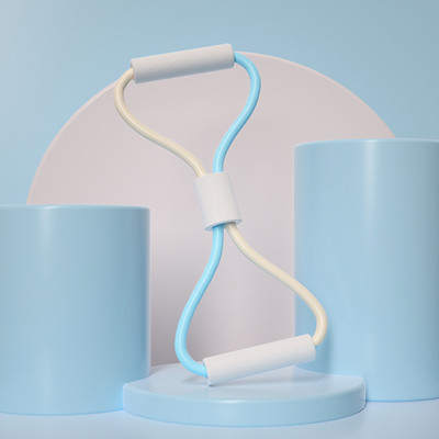 Kuuma jooga vastupanupaelad 8 sõnaga rindkere laiendaja jõusaali treeninguid lihaseid treenivad kummist elastsed ribad sporditreeninguteks