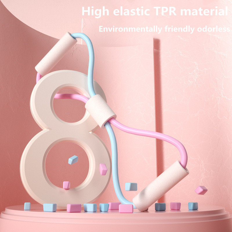 Kuuma jooga vastupanupaelad 8 sõnaga rindkere laiendaja jõusaali treeninguid lihaseid treenivad kummist elastsed ribad sporditreeninguteks